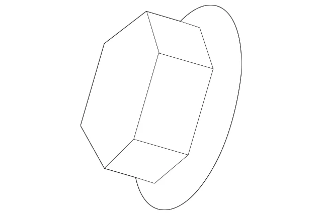 Ford W701152S440 Genuine OEM Hold Down Clamp Nut