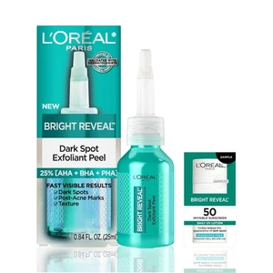 Exfoliante exfoliante de manchas oscuras Bright Reveal, solución exfoliante facial 25 % AHA BHA PHA... - Imagen 1 de 8