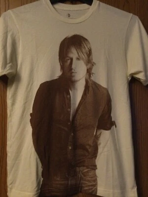 Keith Urban - World Tour 2007 - Camisa Blanca - M - 2 Caras Foto 1 de 3