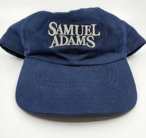 SAMUEL ADAMS Snapback Cap Hat Navy Blue ("Best Beer In The World") - Picture 1 of 2