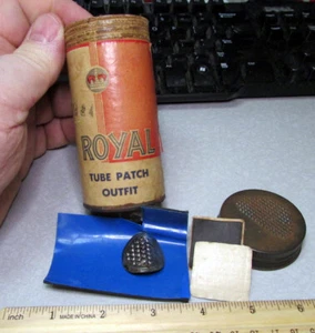 vintage Royal Tire Tube repair kit, some still left nice man cave decor item - Picture 1 of 3
