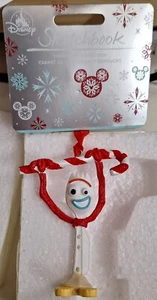 DISNEY FORKY with Candy Cane TOY STORY 4 CHRISTMAS SKETCHBOOK ORNAMENT NWT - Picture 1 of 1