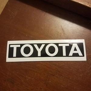 1984 1985 1986 1987 1988 TOYOTA PICKUP 4RUNNER GRILLE EMBLEM OVERLAY STICKER - Picture 1 of 3