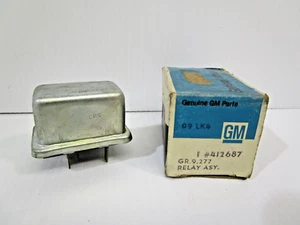 NOS GM 1966-75 OLDSMOBILE AIR CONDITIONING BLOWER MOTOR RELAY #412687 CADILLAC - Picture 1 of 5