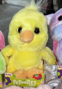 Russ Petotooties Haustiere Plüsch Serie 10 Springtime Friends Chick Chic Lolla Neu - Bild 1 von 3
