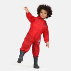 Regatta Kids' Puddle IV Waterproof Breathable Puddlesuit - Red