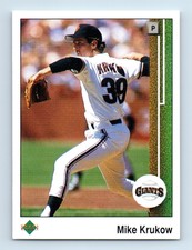 1989 Upper Deck Mike Krukow San Francisco Giants #46