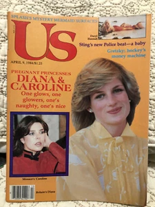 Us Magazine 9 de abril 1984 La princesa Diana y Caroline Sting The Police - Imagen 1 de 1