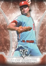 2015 Topps Triple Threads Amber #46 Steve Carlton 068/125