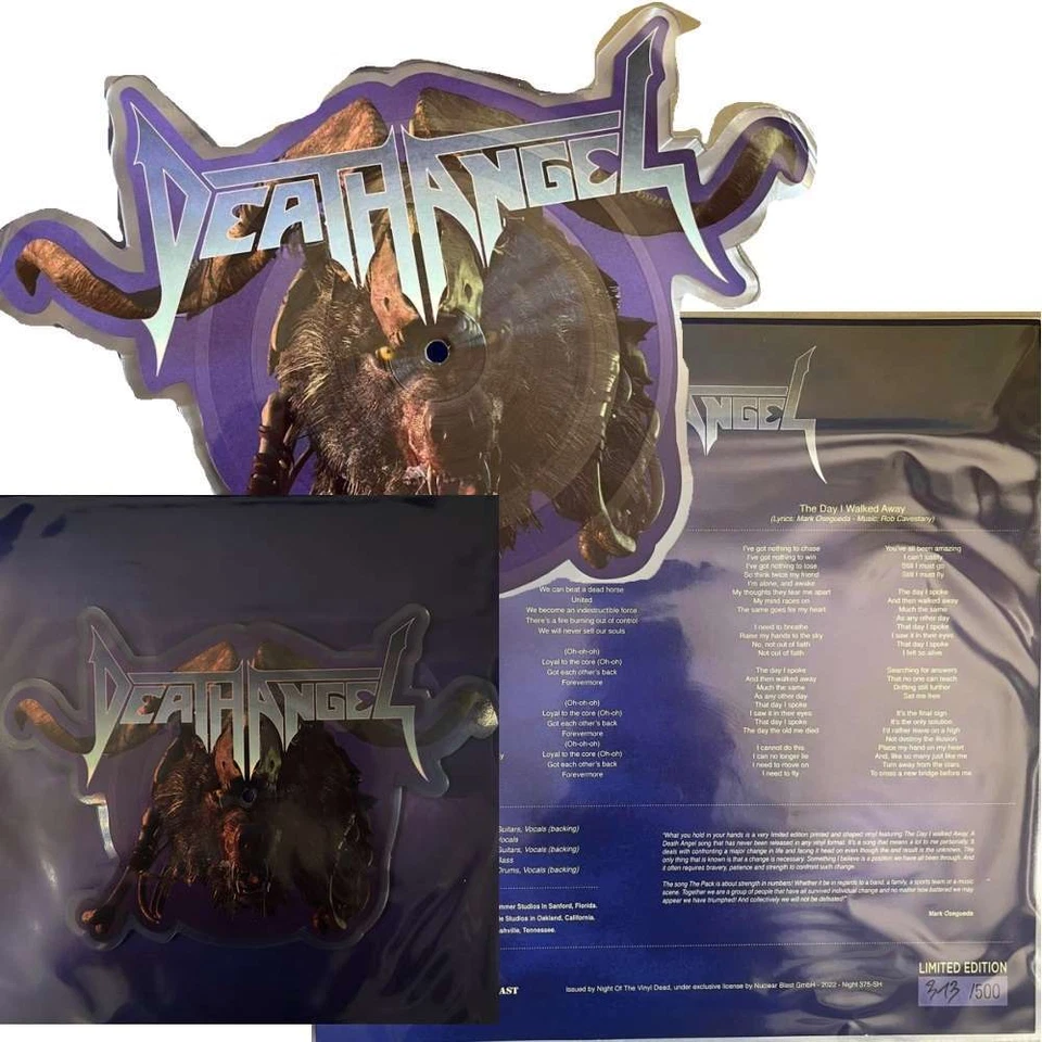 DEATH ANGEL- The Pack +unrel. Track! LIMI.+NUMB.500 SHAPE rare NOTVD us thrash m - Bild 1 von 1
