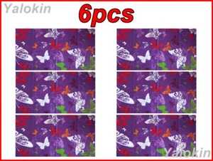 6pcs Butterflies Scarves Family Pack Elastic Print Gaiter Bandana Balaclava N130 - Picture 1 of 8