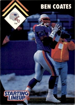 1995 Kenner Starting Lineup Card Ben Coates New England Patriots - Image 1 of 2