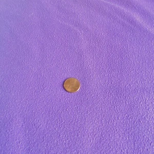 BTY 1970s Double Knit Polyester Fabric Lilac Purple Textured - Picture 1 of 3