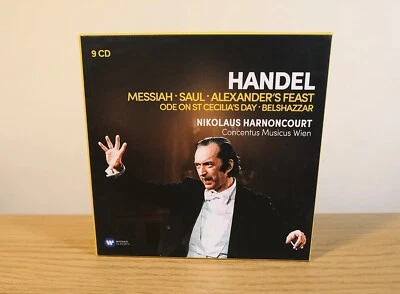 Handel Messiah Saul etc Nikolaus Harnoncourt 9 CD Warner Classics *LIKE NEW* - Image 1 of 3