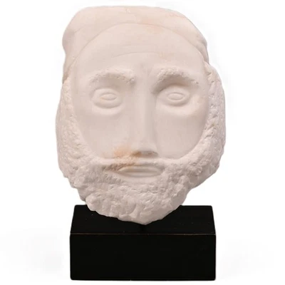 GARFIELD THOMAS SAGO Original Vintage Signed Stone Head Statue Bust Sculpture - Image 1 of 4