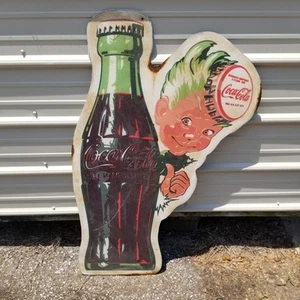 Vintage Look Old Style Rusty Sprite Boy Coca Cola Schild Hot Rod Garage Kunst - Bild 1 von 19