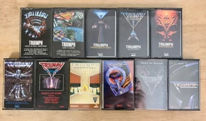 Triumph 11 Cassette Tape Lot / Canadian Hard Rock / Excellent Condition - Imagen 1 de 8