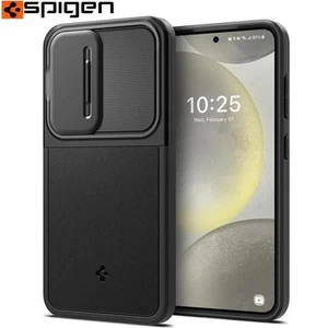 Handyhülle für Galaxy S24 Spigen Case Cover Etui Futeral Hülle Tasche Schwarz - Zdjęcie 1 z 16