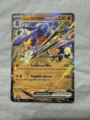 Cynthia's Garchomp EX 104/182 Sv10: Destined Rivals Holo Double Rare - Image 1 of 2