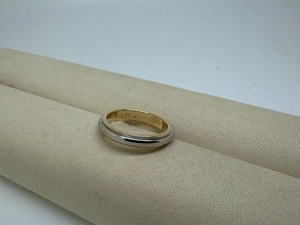 TIFFANY & CO Milgrain Ring 18kt Gelbgold 950 Platin RW50 - Bild 1 von 3