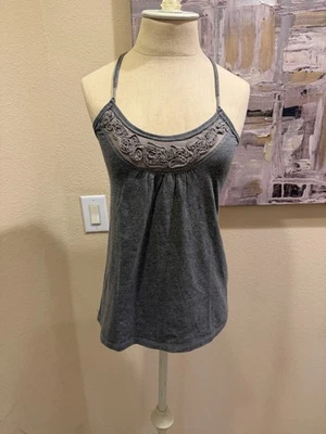 Camiseta sin mangas Hollister Y2k Era gris Babydoll espalda deportiva para mujer XS ¡LINDA! Foto 1 de 4