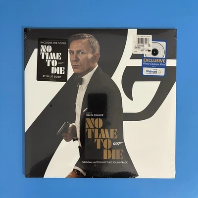 No Time To Die 007 Soundtrack Billie Eilish Walmart White Opaque Vinyl SOLDOUT - Image 1 of 4