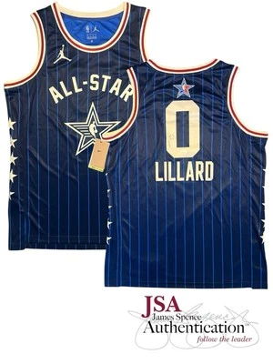 Damian Lillard Signed Autographed 2024 NBA All Star Game Jersey Bucks ~ JSA COA - Image 1 of 3