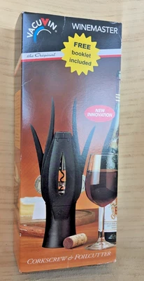 De colección El Original Vacu Vin Winemaster Ala Sacacorchos Abridor de Botellas de Vino Holanda Foto 1 de 4