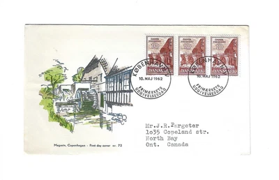 DENMARK 1962 FDC "Dansk Fredning" - sent to Canada - Image 1 of 2