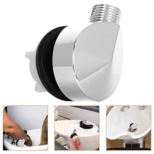 Waschbett Brausekopf Halterung Wasserhahn Wand Versorgung Winkel Handbrause - Bild 1 von 12