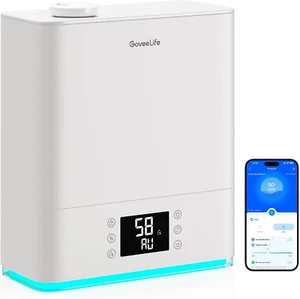 Smart Humidifiers Bedroom Large Room, Top-Fill Cool Mist 6L Wifi Air Humidifier - Picture 1 of 12