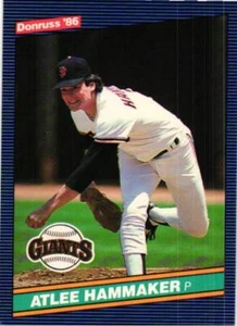1986 Donruss #445 Atlee Hammaker - Picture 1 of 2