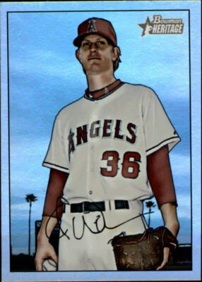 2007 Bowman Heritage Rainbow Foil #2 Jered Weaver - NM-MT - Image 1 of 2