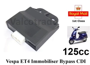 Immobiliser Chip Key Bypass CDI fits Vespa Piaggio ET4 125 125cc LEADER ACI603 - Picture 1 of 3