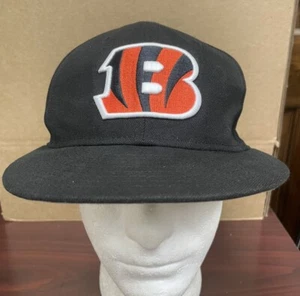 Cincinnati Bengals New Era Para Hombres 9FIFTY Negro y Naranja Ajustable Snapback Sombrero - Imagen 1 de 9