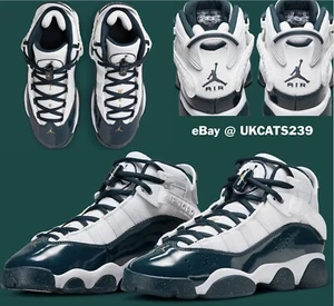 Nike Air Jordan 6 Rings Shoes (GS) Armory Navy White 323419-147 Multi Sizes New - Picture 1 of 12