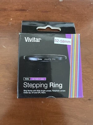 52mm-58mm Step-up Ring Adapter  - Image 1 of 3