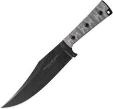 TOPS Knives Prather War Bowie Fixed Blade Knife - Black (PWB-01)