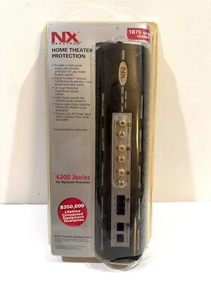 NEW Nexxtech Home Theater Computer Media Center Surge Protector 4200 Joules Amp - Image 1 of 4