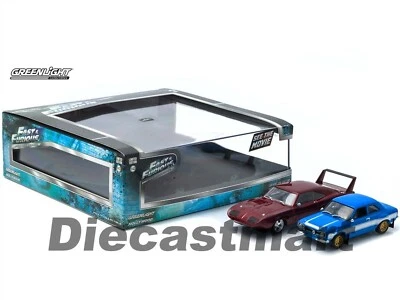 FAST & FURIOUS 1969 DODGE CHARGER DAYTONA 1974 FORD ESCORT 1:43 GREENLIGHT 86251 - Image 1 of 3