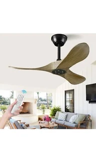 QWO 36" Outdoor Ceiling Fan No Light, Small Bedroom Ceiling - Picture 1 of 5