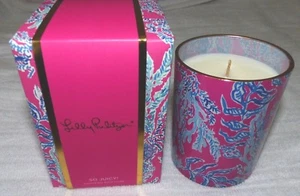 LILLY PULITZER 8 oz. Vela de soja "SAMBA" nueva en caja $32 - Imagen 1 de 5
