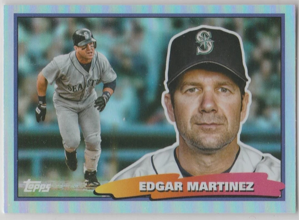 2022 Topps Archives Big Foil #88BF-32 Edgar Martinez HOF Seattle Mariners - Image 1 of 1