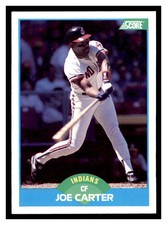 1989 Score #213 JOE CARTER Cleveland Indians ~D4J