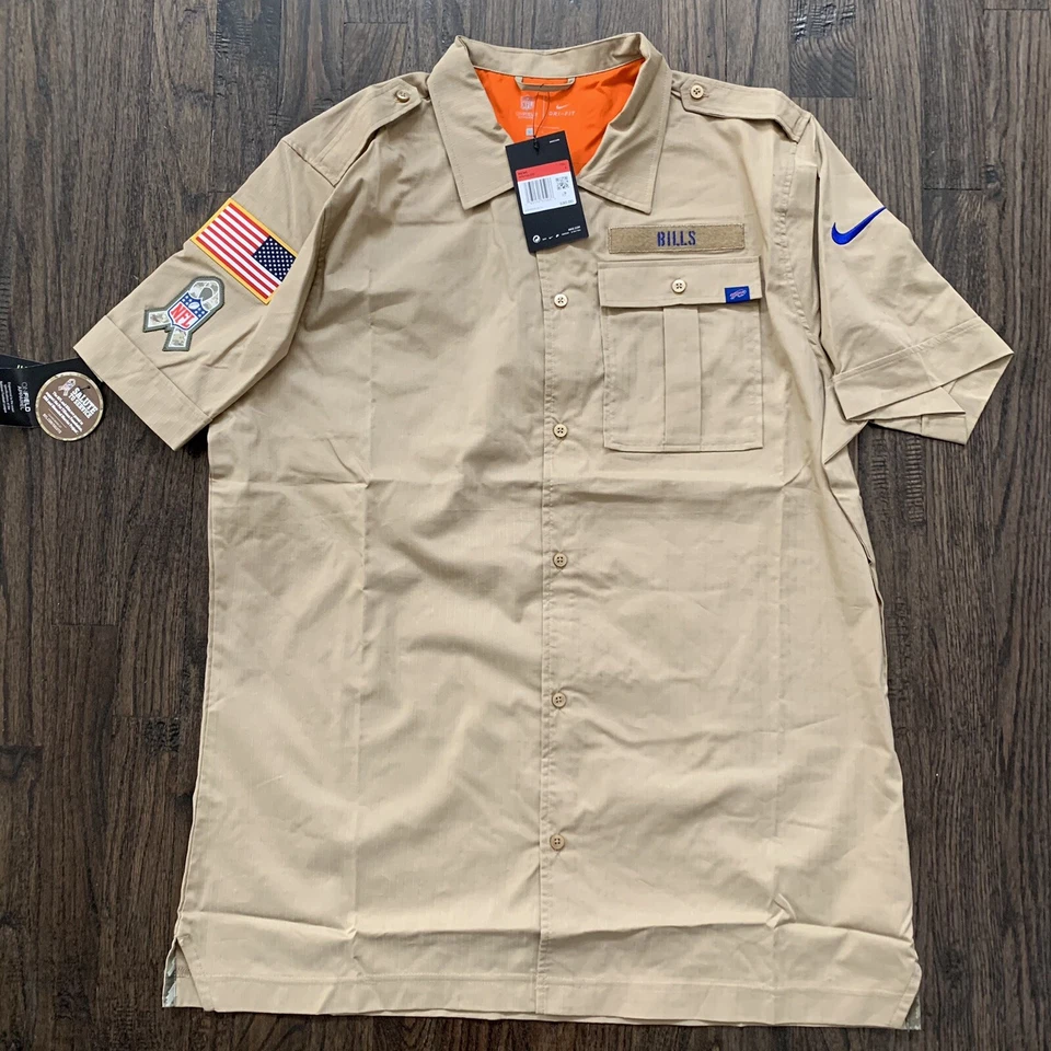 Nike Buffalo Bills 2019 Salute to Service Button-Up Shirt AT6763-297 Men's S