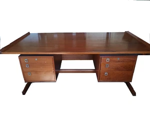 Mid-Century Teak Executive Desk - Picture 1 of 4