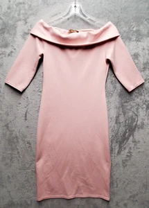 Jolie Moi Dress Womens 14 Pink Shift Sheath Off Shoulder Party Cocktail Holiday - Picture 1 of 10