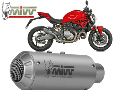 Silenciador de escape Mivv MK3 Inox para DUCATI MONSTER 1200 2017 > 2021 Foto 1 de 4