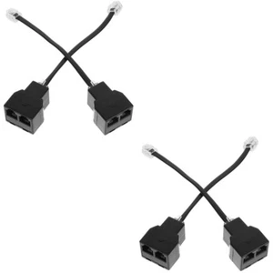 2 PCS Reisen Leitungsadapter Steckern Sie Den Festnetzsplitter in Telefon - Zdjęcie 1 z 12