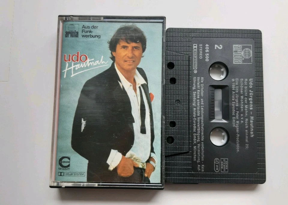 Udo Jürgens - Hautnah - MC 1984 Musikkassette Tape Ariola - Bild 1 von 1